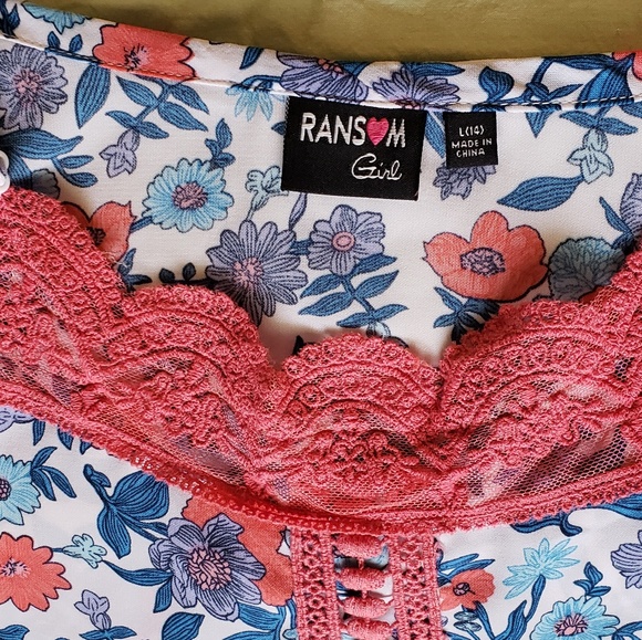 Ransom Girl Floral Tanktop - Picture 3 of 3